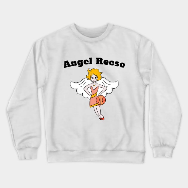 Angel Reese Crewneck Sweatshirt by FlatDesktop